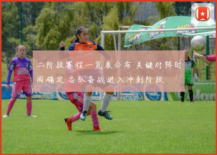 二阶段赛程一览表公布 关键对阵时间确定 各队备战进入冲刺阶段