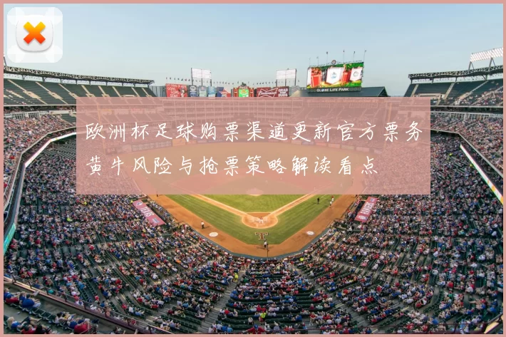 欧洲杯足球购票渠道更新官方票务黄牛风险与抢票策略解读看点